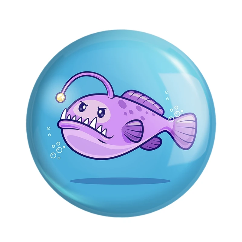 مگنت خندالو مدل حیوانات بامزه قلابچه ماهی کد 29702