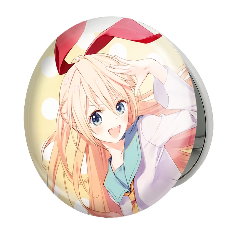 آینه جیبی خندالو طرح انیمه عشق دروغین مدل تاشو کد 17151 