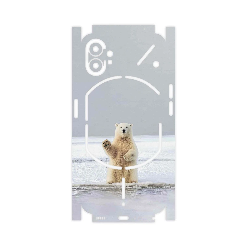 برچسب پوششی ماهوت مدل Polar_bear-FullSkin مناسب برای گوشی موبایل ناتینگ Phone 1