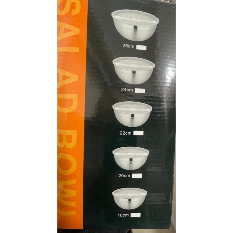 لگن مدل استیل کد SM4 مجموعه 5 عددی