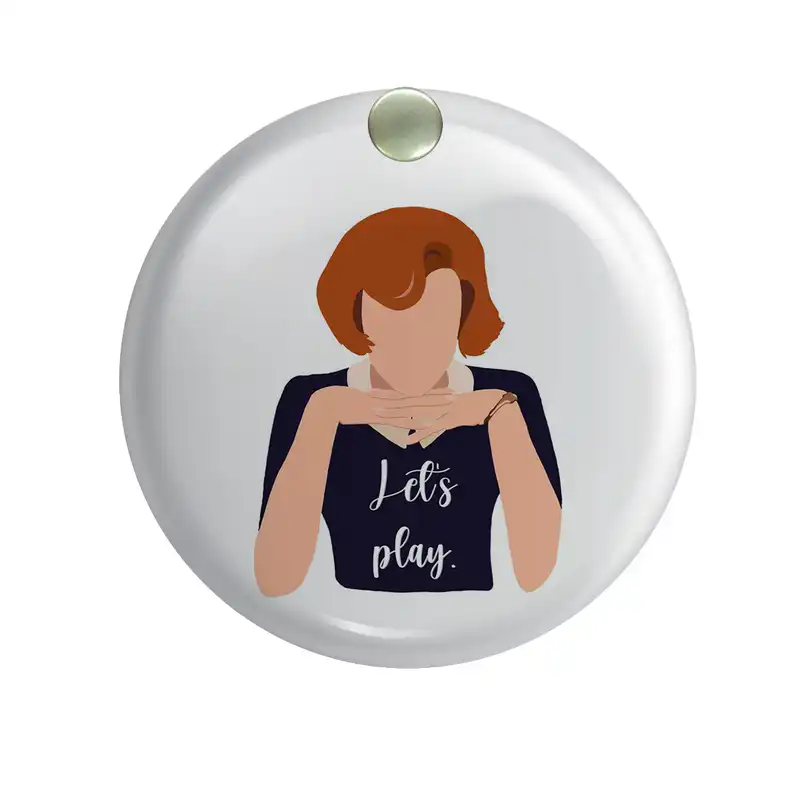 آینه جیبی طرح ملکه شطرنج مدل ai382