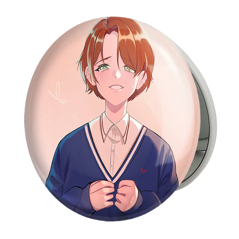 آینه جیبی خندالو طرح ساواکی انیمه واندر اگ پرایورتی مدل تاشو کد 34030