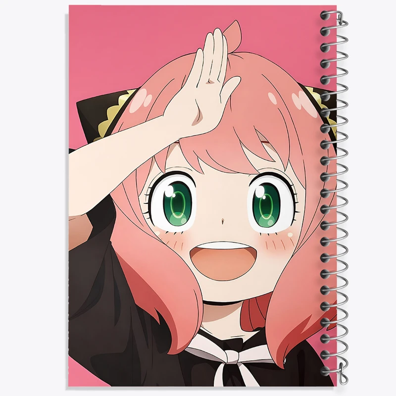 دفتر مشق 100 برگ خندالو طرح آنیا انیمه اسپای ایکس کد N3685