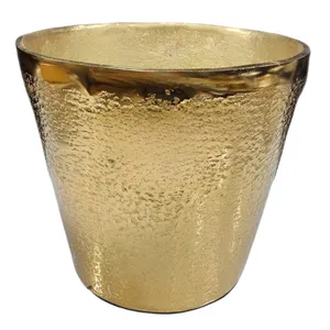 سطل زباله مدل آلومینیوم طرح چکشی