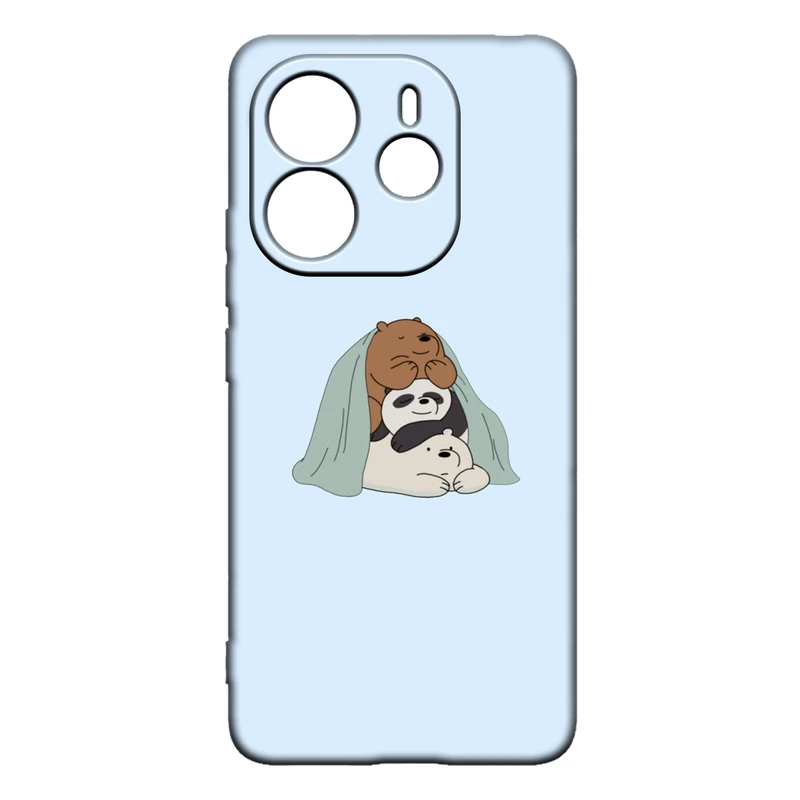 کاور طرح خرس کله پوک کد 379 مناسب برای گوشی موبایل شیائومی Redmi Note 14 4G