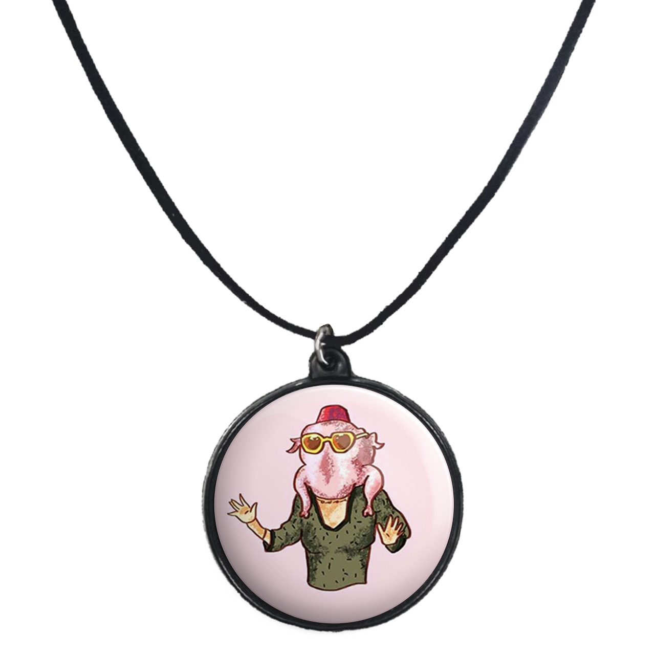 گردنبند پرمانه طرح فرندز کد pmb.8200 مدل دو طرفه