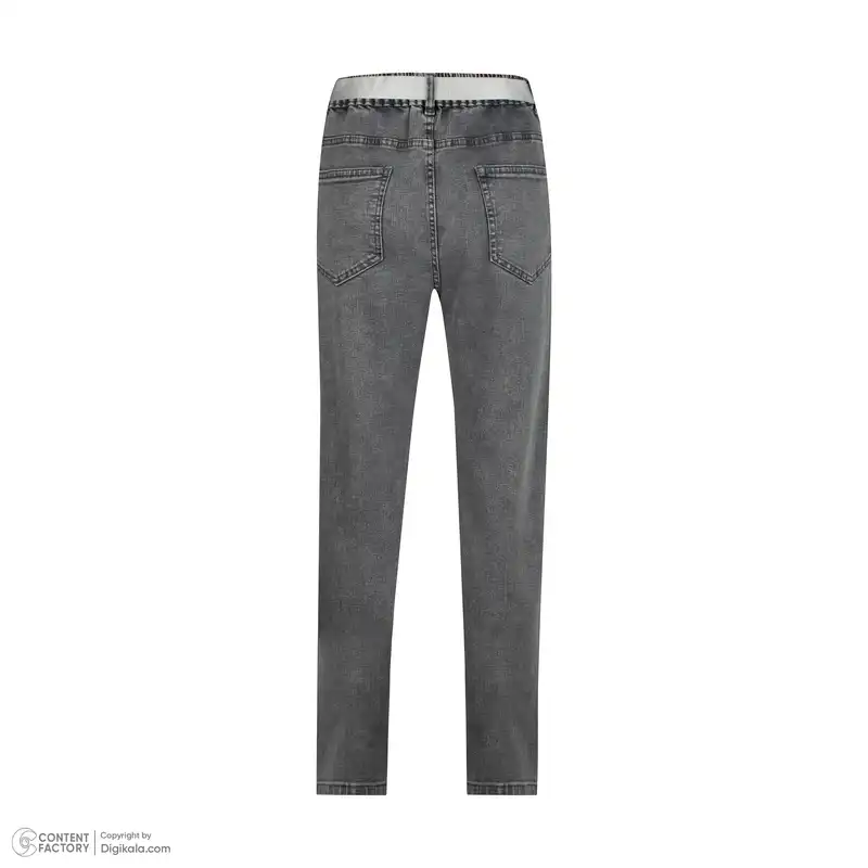 ست کت و شلوار دخترانه تیپ تاپ مدل Sticker رنگ طوسی روشن