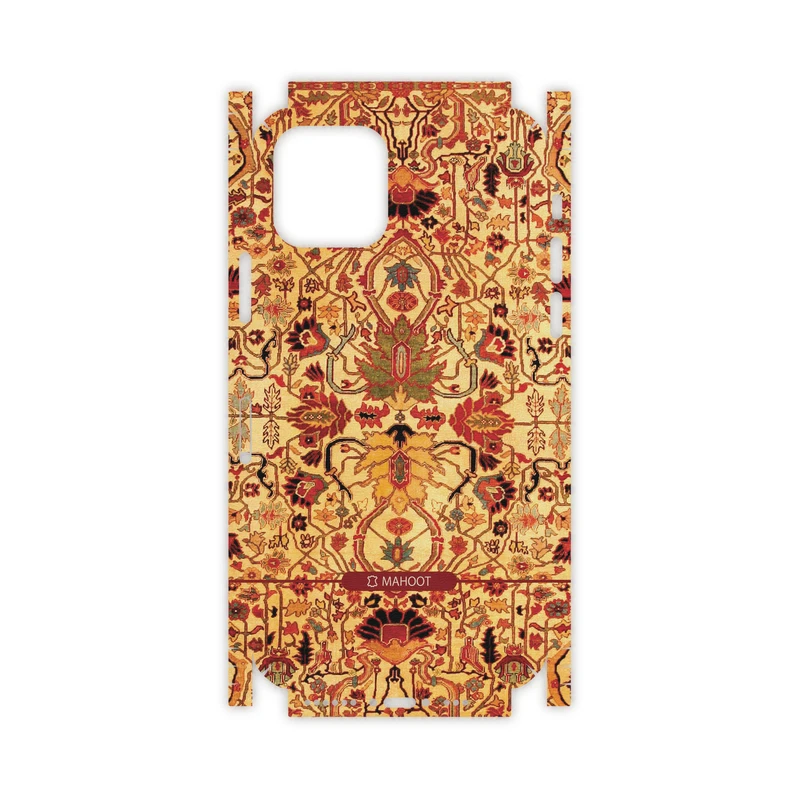 برچسب پوششی ماهوت مدل Persian-Carpet-Yellow-FullSkin مناسب برای گوشی موبایل اپل iPhone 11 Pro Max