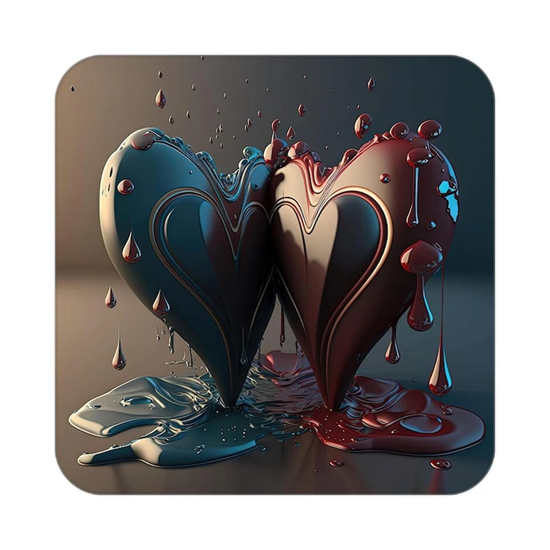 زیر لیوانی کاکتی مدل عاشقانه کد mp13820