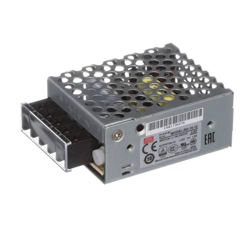 منبع تغذیه 12 ولت 1.3 آمپر مینول مدل RS-15-12