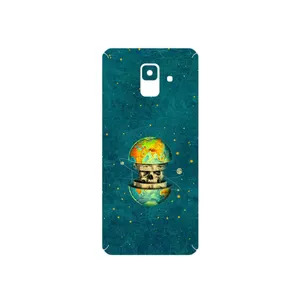 MAHOOT Collage of Earth Face Cover Sticker for Samsung Galaxy A6 2018