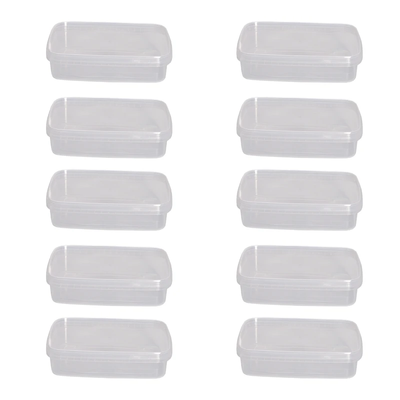 ظرف نگهدارنده مدل مستطیل مجموعه 10 عددی