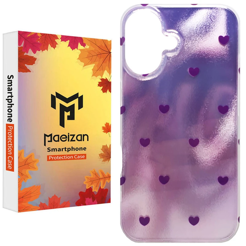 کاور پاییزان مدل قلب طرح لاکجری مناسب برای گوشی موبایل اپل IPhone 16