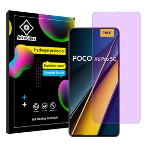 Arka Glass Tough model Anti-Purple ray screen protector suitable for Xiaomi Poco X6 Pro Mobile phone