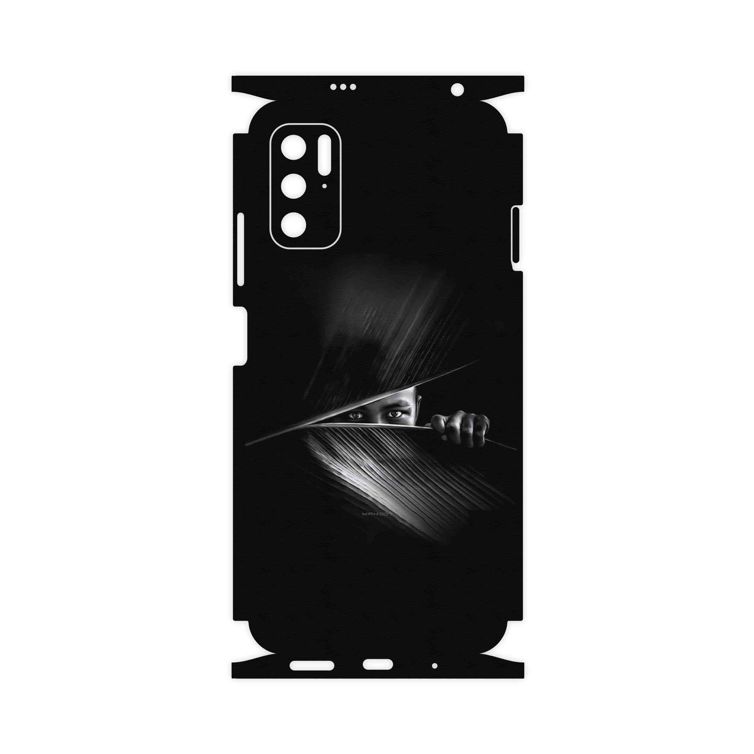 برچسب پوششی ماهوت مدل Black Portrait-FullSkin مناسب برای گوشی موبایل شیائومی Redmi Note 11SE