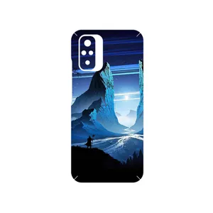 MAHOOT Blue Mountains Digital Art Cover Sticker for Xiaomi Redmi Note 10