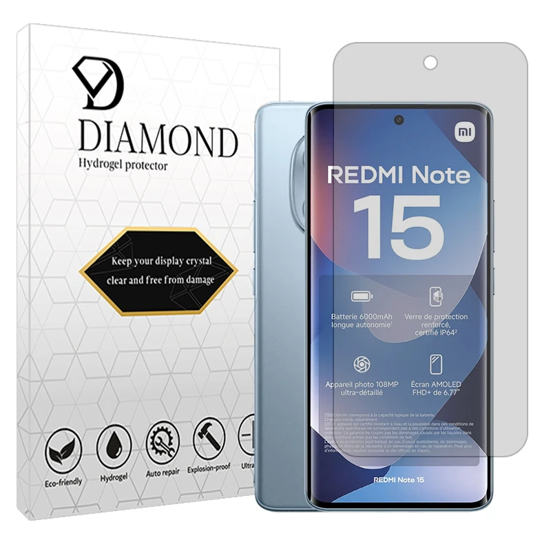 محافظ صفحه نمایش مات دیاموند مدل Tough مناسب برای گوشی موبایل شیائومی Redmi Note 15 4G