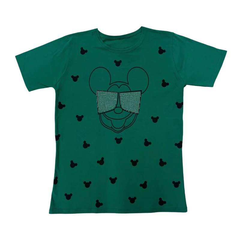 تی شرت لانگ آستین کوتاه زنانه مدل عروسکی