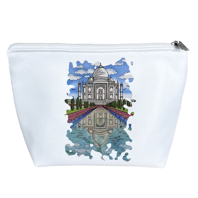 کیف لوازم آرایش دخترانه خندالو مدل تاج محل کد 5608