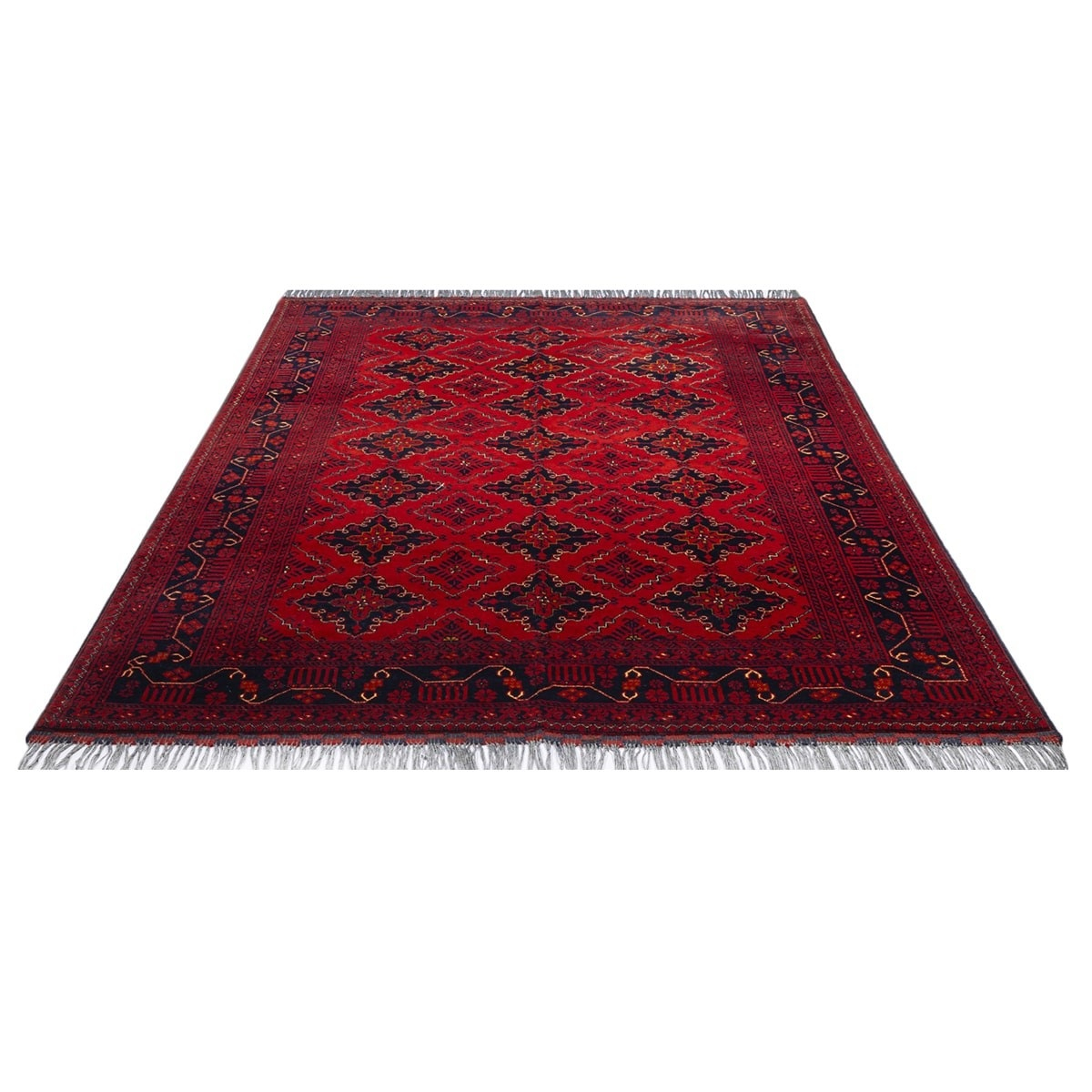 فرش دستباف شش متری طرح افغان مدل عشایری کد D02161A