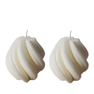 شمع دست ساز مدل پیچ مجموعه 2 عددی
