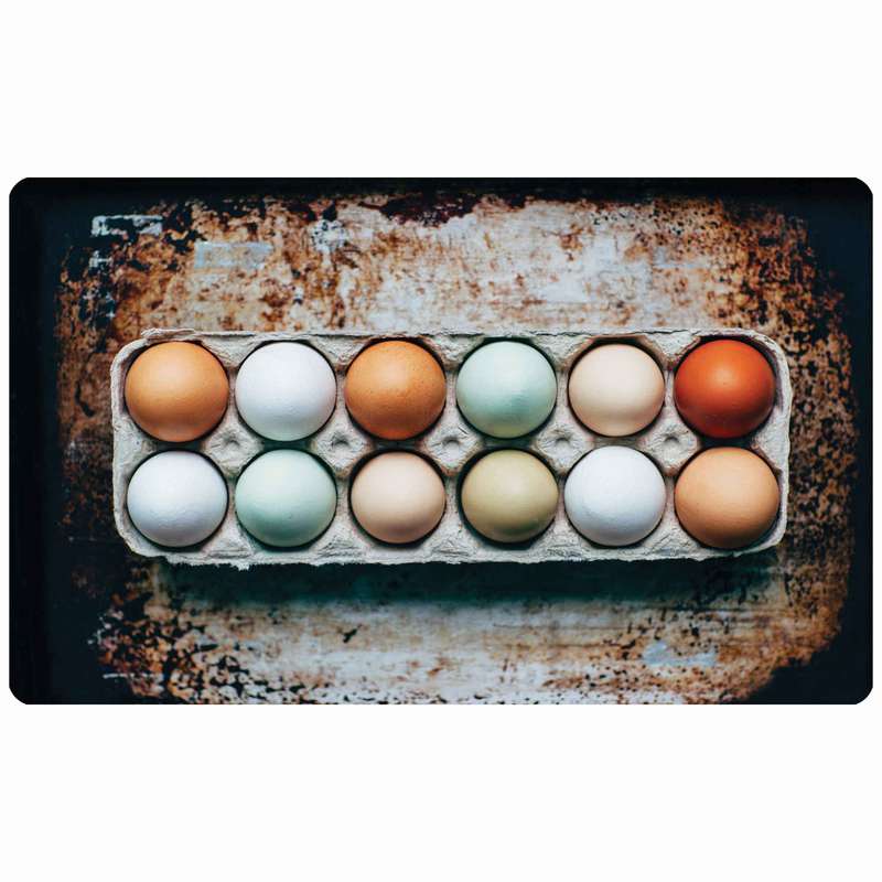 پادری طرح تخم مرغ مدل 2615 سایز 76x46 سانتی متر