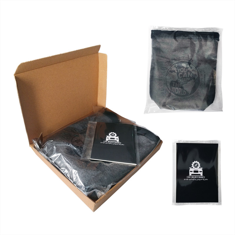 سطل زباله خودرو این چنتا مدل Earth به همراه جای دستمال کاغذی و دفترچه سرویس خودرو