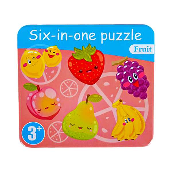 پازل آموزشی  مدل Six in one طرح میوه