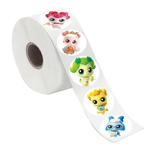 برچسب طرح تینی پینگ ها رو بگیر مدل Teeni بسته 500 عددی 