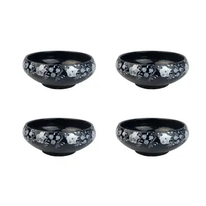 کاسه سفالی مدل سالاد خوری کد K16 مجموعه 4 عددی