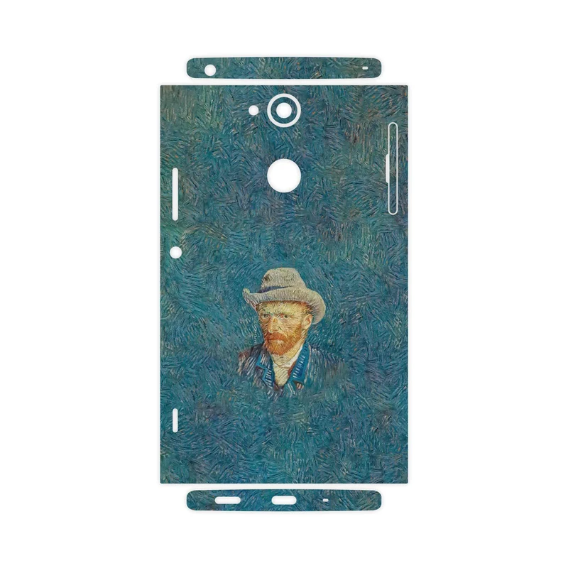 برچسب پوششی ماهوت مدل Self portrait with a gray felt hat-FullSkin مناسب برای گوشی موبایل سونی Xperia XA2