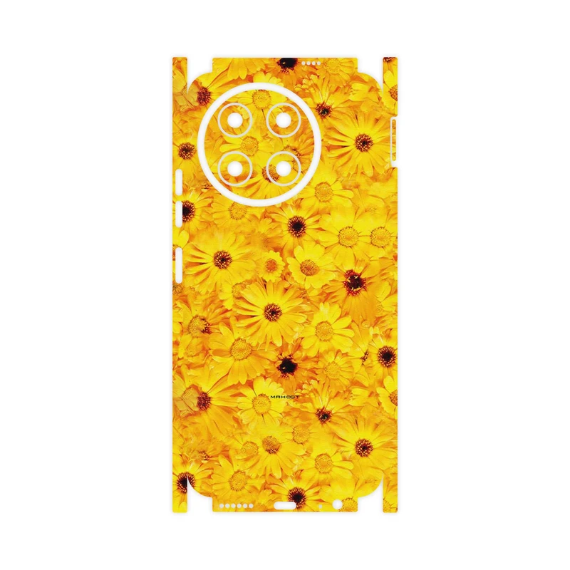 برچسب پوششی ماهوت مدل Yellow_Flower-FullSkin مناسب برای گوشی موبایل تکنو Spark 30 Pro