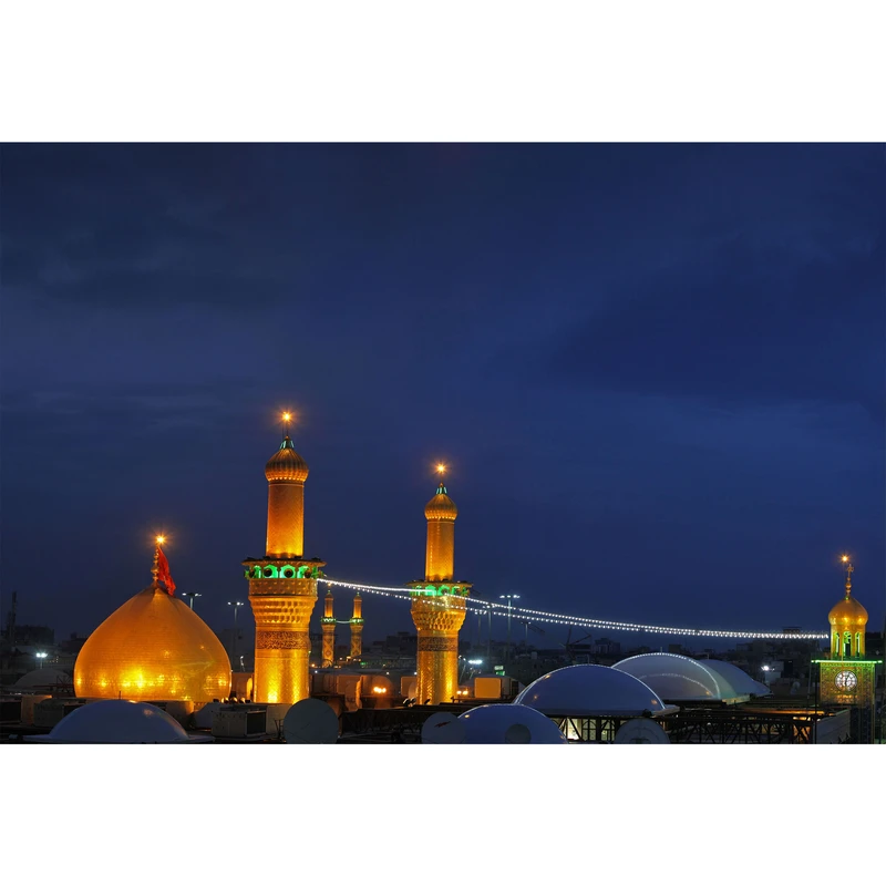 تابلو شاسی طرح حرم امام حسین مدل T2405