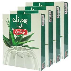 پودر ژله آلوئه ورا نوشین - 100 گرم مجموعه 4 عددی
