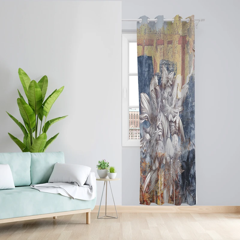 پرده مدل مخمل پانچی کد 2657 z سایز 140x200 سانتی متر