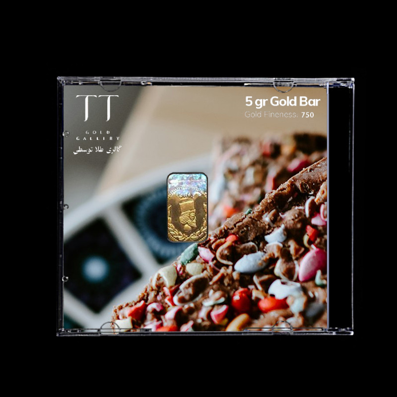شمش طلا 18 عیار گالری طلا توسطی مدل F9E323