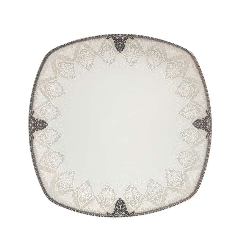 بشقاب غذاخوری پارس چینی کد 2603 مجموعه 6 عددی