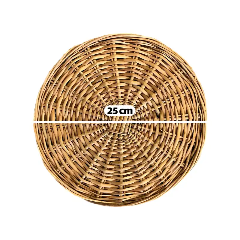 سینی حصیری مدل مروار طرح گرد کد 25