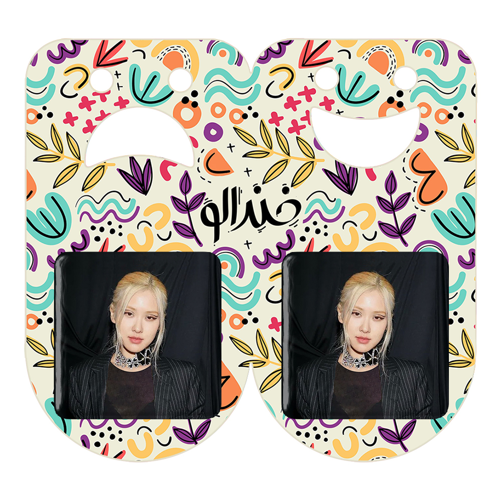 پیکسل خندالو مدل رزی بلک پینک کد 14379 به همراه مگنت