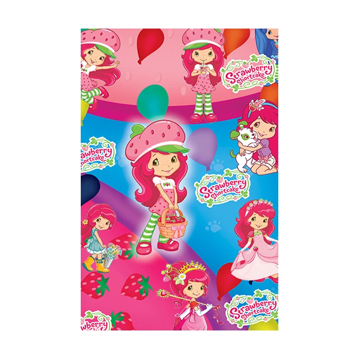 کاغذ کادو مدل دختر توت فرنگی بسته 5 عددی