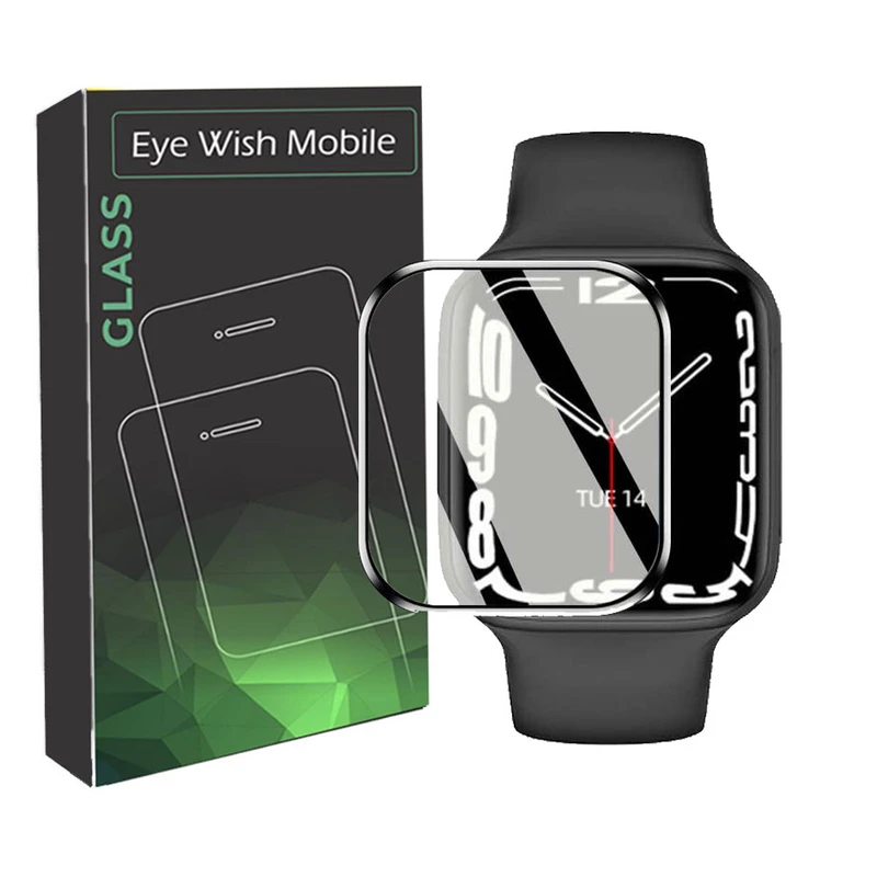 محافظ صفحه نانو آی ویش مدل PMMA مناسب برای اپل واچ سایز 41 میلی متری