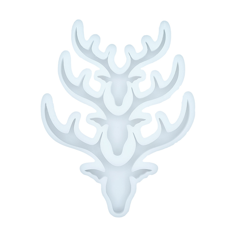 قالب رزین مدل اکسسوری و آویز سه سر گوزن کد DEE3