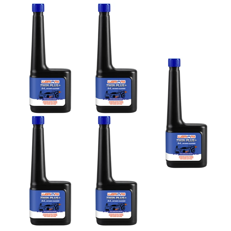 اکتان بوستر لوبریمکس مدل توئین پلاس (1x2) حجم 300 میلی لیتر بسته 5 عددی