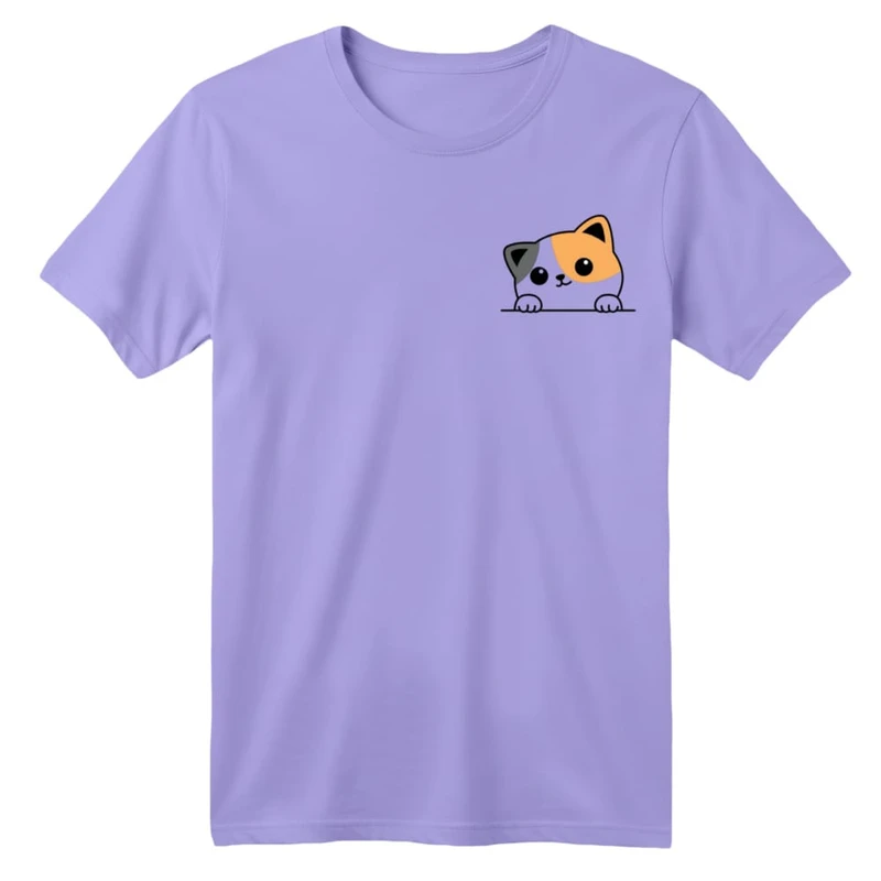 تی شرت آستین کوتاه بچگانه مدل گربه