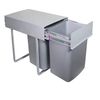 سطل زباله کابینتی مدل استیل ایکس