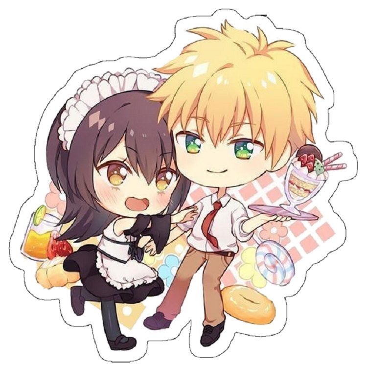 استیکر لپ تاپ مدل kaichou wa maid sama