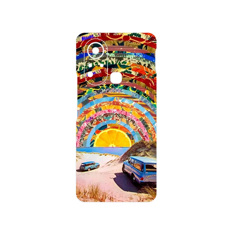 برچسب پوششی ماهوت مدل Collage of Orange Sky مناسب برای گوشی موبایل اینفینیکس Hot 11s