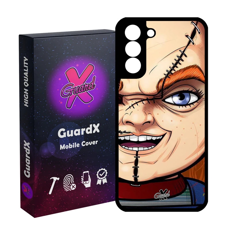 کاور گارد ایکس طرح چاکی مدل Glass10441 مناسب برای گوشی موبایل سامسونگ Galaxy S21 FE