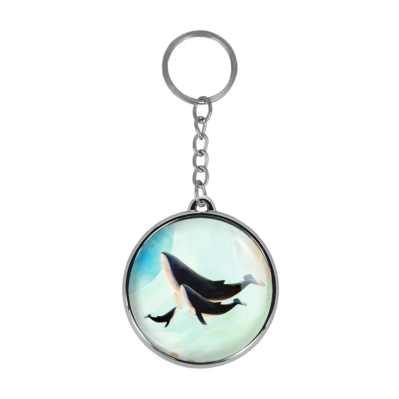 جاکلیدی خندالو طرح وال نهنگ مدل دوطرفه کد 2950629507