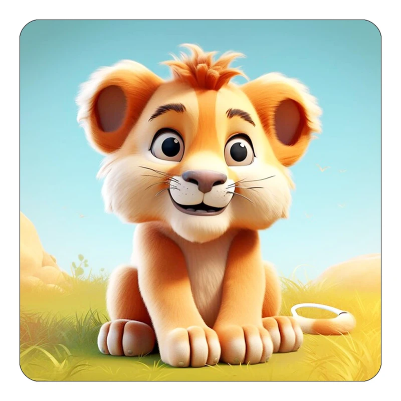 مگنت کاکتی طرح حیوانات کارتونی مدل mp27302